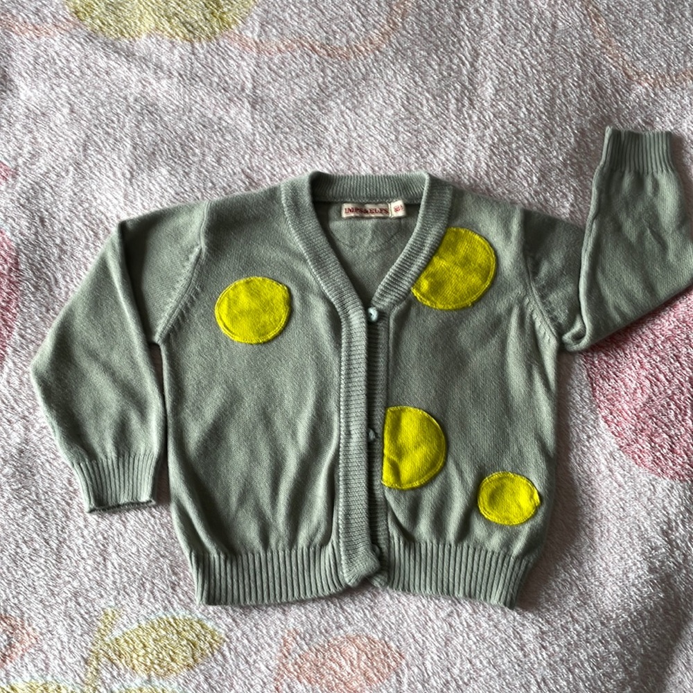 Imps & Elfs cardigan sweater for baby
